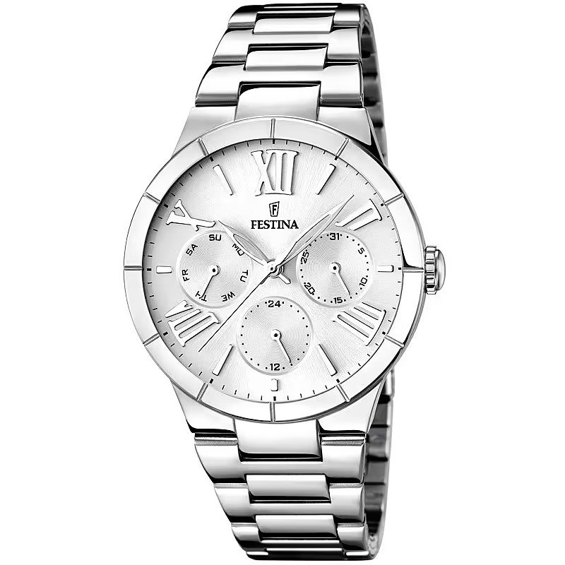 Orologio Multifunzione Donna Festina Mademoiselle F16716/1 in Acciaio Silver Orologio Multifunzione Donna Festina Mademoiselle F16716/1 in Acciaio Silver