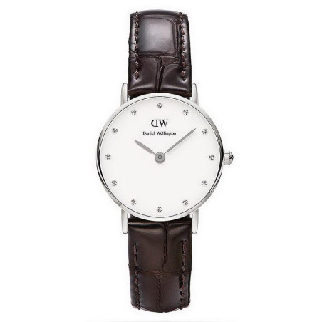 Orologio Solo Tempo Donna DW00100069 Bracciale in Pelle Marron e Cassa 26 mm