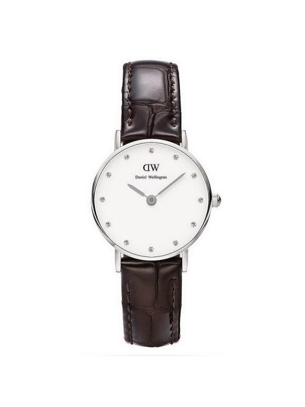 Orologio Solo Tempo Donna DW00100069 Bracciale in Pelle Marron e Cassa 26 mm