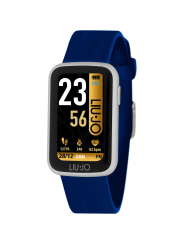 Orologio Smartwatch Donna LiuJo Fit SWLJ040 Cinturino in Silicone Blu Touch