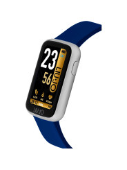 Orologio Smartwatch Donna LiuJo Fit SWLJ040 Cinturino in Silicone Blu Touch