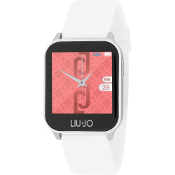 Orologio Smartwatch Donna Liujo Energy SWLJ014 in Silicone Bian Touchco