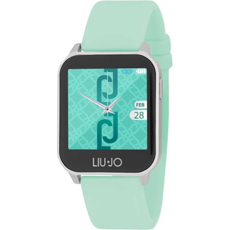 Orologio Smartwatch Donna Liujo Energy SWLJ016 in Silicone Acquamarina Touch