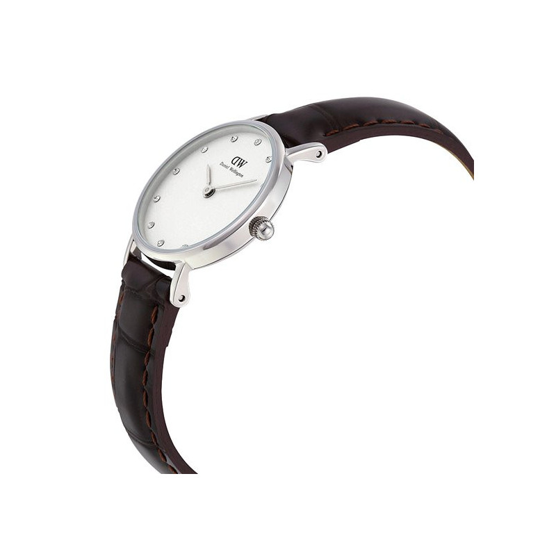 Orologio Solo Tempo Donna DW00100069 Bracciale in Pelle Marron e Cassa 26 mm