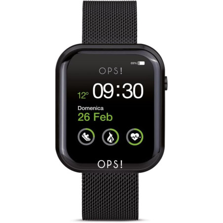 copy of Orologio Smartwatch Donna Ops Objects Active Call OPSSW-25 Cinturino Silicone Nero