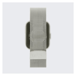 Orologio Smartwatch Unisex Liujo SWLJ097 in Acciaio SIlver Cinturino Maglia Milano