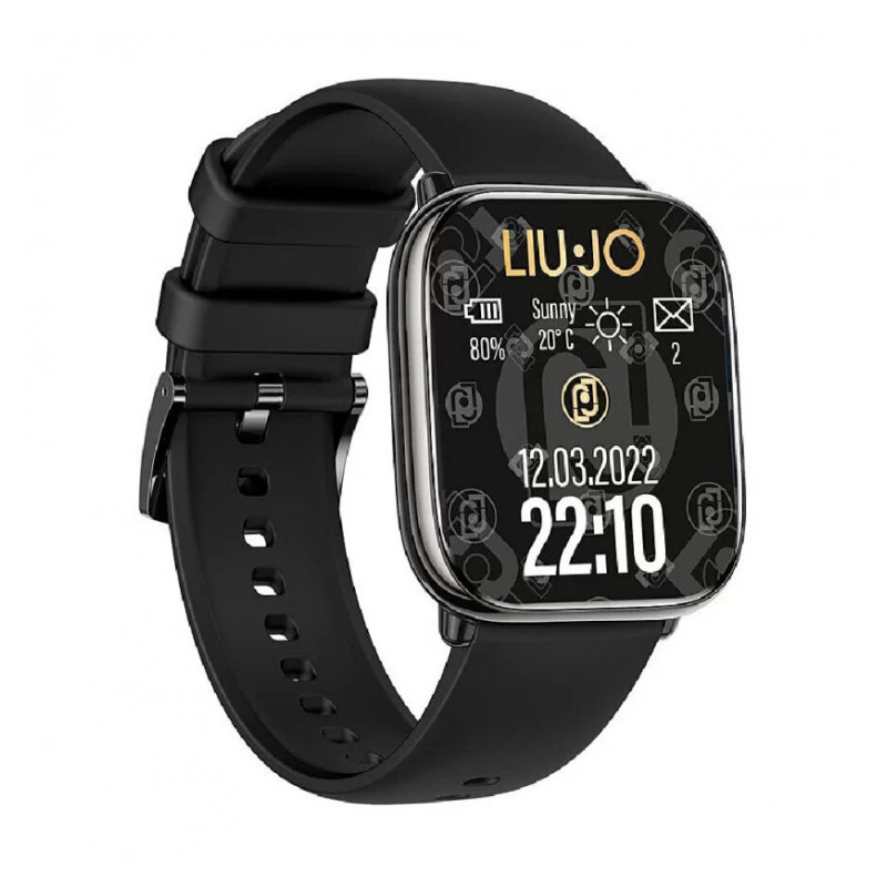 Orologio Smartwatch Donna Liujo Voice Rainbow SWLJ152 In Silicone Nero Amoled Orologio Smartwatch Donna Liujo Voice Rainbow SWLJ152 In Silicone Nero Amoled