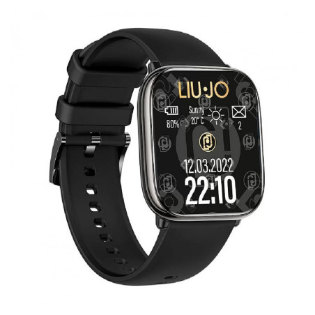 Orologio Smartwatch Donna Liujo Voice Rainbow SWLJ152 In Silicone Nero Amoled