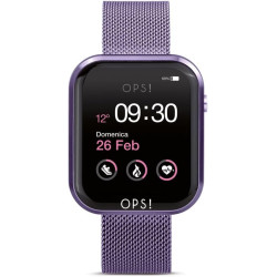 Orologio Unisex Ops Object Smartwatch OPSSW-18 Call Acciaio Lilla Maglia Milano