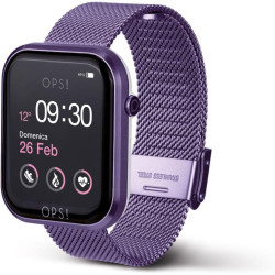 Orologio Unisex Ops Object Smartwatch OPSSW-18 Call Acciaio Lilla Maglia Milano