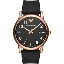 Orologio Uomo Solo Tempo Emporio Armani AR11097 Cassa Acciaio Oro Rosa 43mm