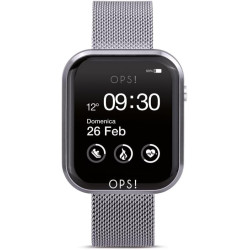 Orologio Smartwatch Ops Objects unisex OPSSW-15 in Acciaio Silver