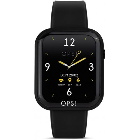 Orologio Donna Smartwatch Ops Objects Call unisex OPSSW-09 Silicone Nero