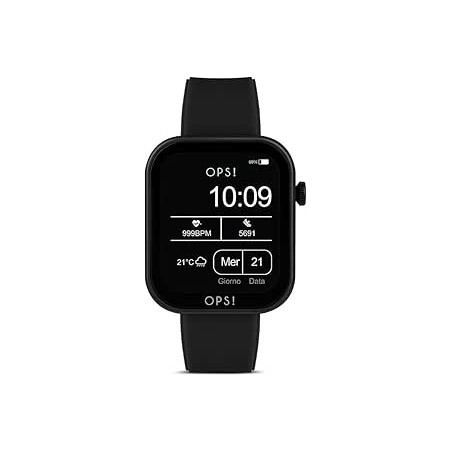 Orologio Smartwatch donna Ops Objects Active Call OPSSW-25 Silicone Nero