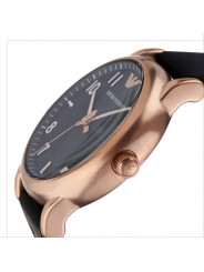 Orologio Uomo Solo Tempo Emporio Armani AR11097 Cassa Acciaio Oro Rosa