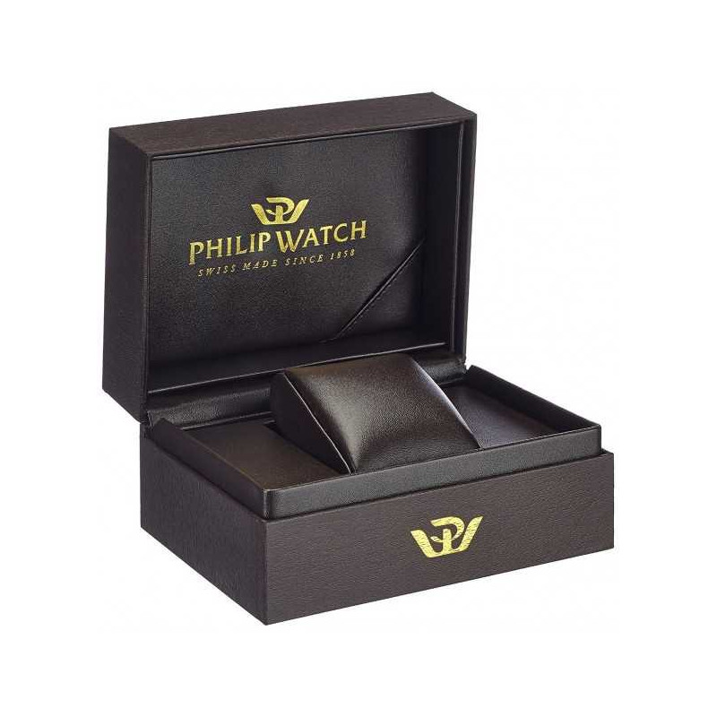 Orologio Uomo Philip Watch Caribe R8253597077 Acciaio Silver 41mm