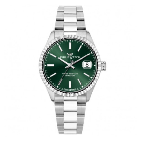 Orologio Uomo Philip Watch Caribe R8253597115 Acciaio Silver 39mm