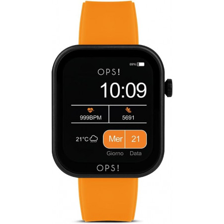 Orologio Donna Smartwatch Ops Objects Active Call ‎OPSSW-34 Silicone Arancione