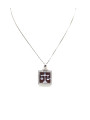 Collana Donna Nadir in Argento 925% con Ciondolo Segno Zodiacale Bilancia Cammeo