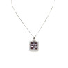 Collana Donna Nadir in Argento 925% con Ciondolo Segno Zodiacale Bilancia Cammeo