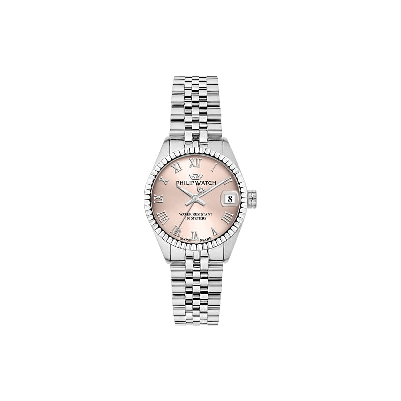 Orologio Donna Philip Watch Caribe R8253597599 Acciaio Silver 39mm Orologio Donna Philip Watch Caribe R8253597599 Acciaio Silver 39mm