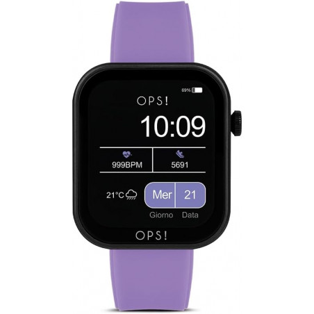 Orologio Smartwatch donna Ops Objects Active Call ‎OPSSW-31Silicone Lilla