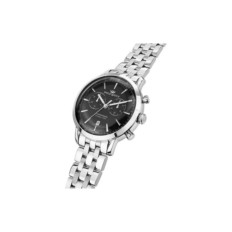 Orologio Uomo Philip Watch Sunray R8273680001 Cronografo Acciaio