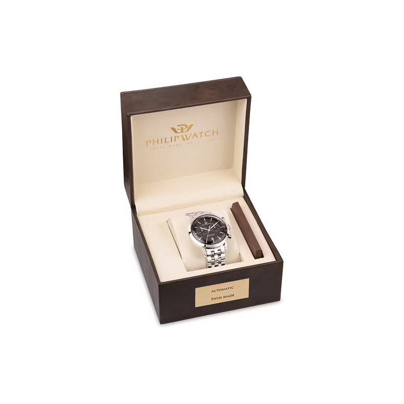 Orologio Uomo Philip Watch Sunray R8273680001 Cronografo Acciaio