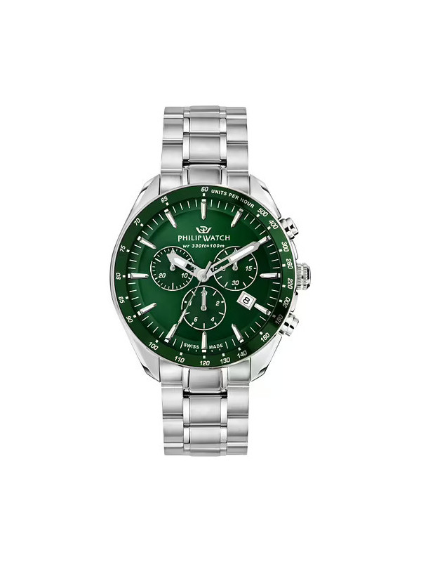 Orologio Uomo Philip Watch Blaze R8273995019 Cronografo Verde