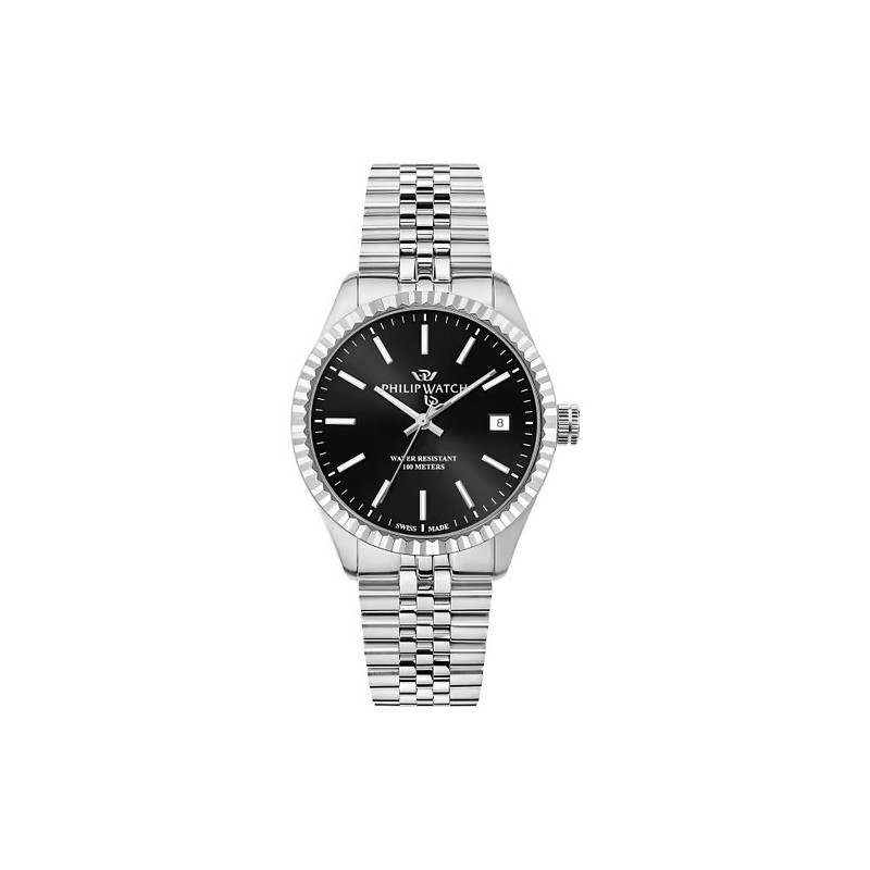 Orologio Uomo Philip Watch Caribe Urban R8253227002 in Acciaio Silver 39mm Orologio Uomo Philip Watch Caribe Urban R8253227002 in Acciaio Silver 39mm