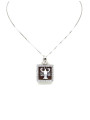 Collana Donna Nadir in Argento 925% con Ciondolo Segno Zodiacale Cancro Cammeo con Conchiglia Sarda