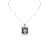 Collana Donna Nadir in Argento 925% con Ciondolo Segno Zodiacale Cancro Cammeo