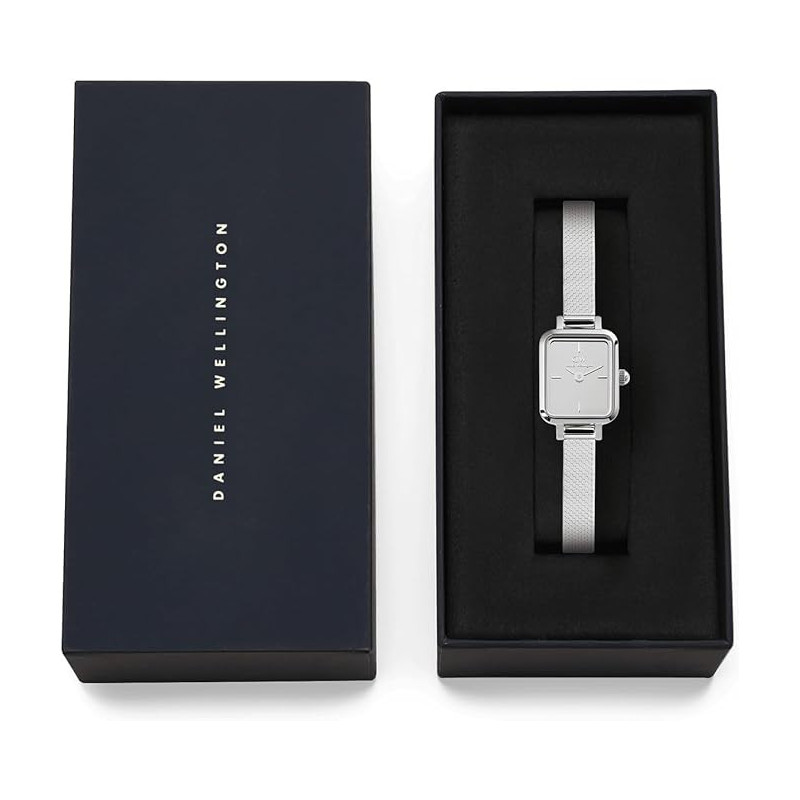 Orologio Donna Daniel Wellington DW00100800 Quadro Mini Silver