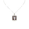 Collana Donna Nadir in Argento 925% con Ciondolo Segno Zodiacale Cancro Cammeo