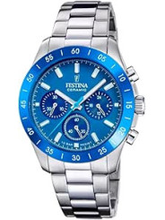 Orologio Uomo Festina Ceramic F20693/4 Acciaio Silver 39mm