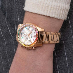 Orologio Donna Cronografo Festina Boyfriend F20639/2 Acciaio Rosa