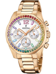 Orologio Donna Cronografo Festina Boyfriend F20639/2 Acciaio Rosa