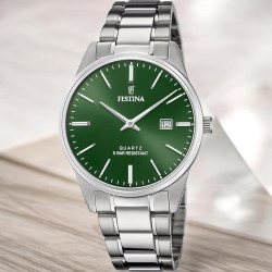 Orologio Uomo Festina Acero Clasico F20511/5 Acciaio Silver 40mm