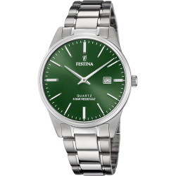 Orologio Uomo Festina Acero Clasico F20511/5 Acciaio Silver 40mm