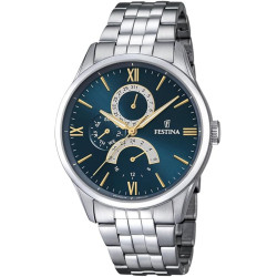 Orologio Uomo Multifunzione Festina F16822/A Acciaio Silver