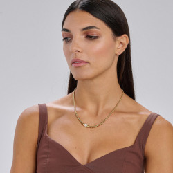 Collana Donna Brosway in acciaio oro con sfere e perla BPC04 Perfect