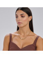 Collana Donna Brosway in acciaio oro con sfere e perla BPC04 Perfect