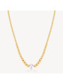 Collana Donna Brosway in acciaio oro con sfere e perla BPC04 Perfect