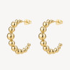 Orecchini Donna a cerchio Brosway Perfect BPC29 Acciaio Oro