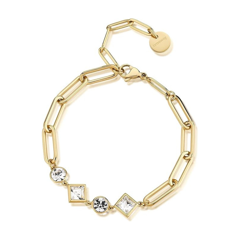 Bracciale Donna Brosway Catena Emphasis BEH14 Acciaio Oro Bracciale Donna Brosway Catena Emphasis BEH14 Acciaio Oro