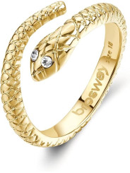 Anello Donna Brosway Serpente Chakra BHKR006 Acciaio Oro