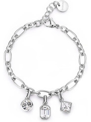 Bracciale Donna Brosway Symphonia Bym191 Acciaio Silver