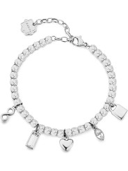 Bracciale Donna Brosway Chakra Amore BHKB249 Acciaio Silver