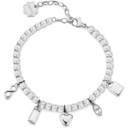 Bracciale Donna Brosway Chakra Amore BHKB249 Acciaio Silver