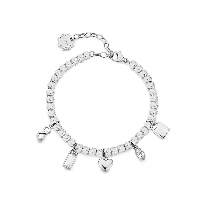 Bracciale Donna Brosway Chakra Amore BHKB249 Acciaio Silver
